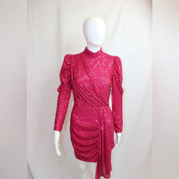 Saylor Bianca sequin mini dress - Picture 3 of 6